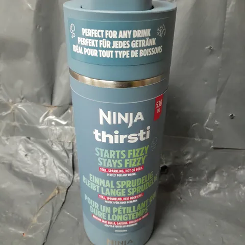 NINJA THIRSTI 530ml BOTTLE IN LIGHT BLUE