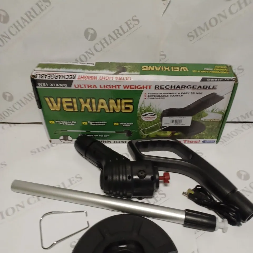 BOXED WEI XIANG LIGHT WEIGHT RECHARGEABLE GARDEN TRIMMER