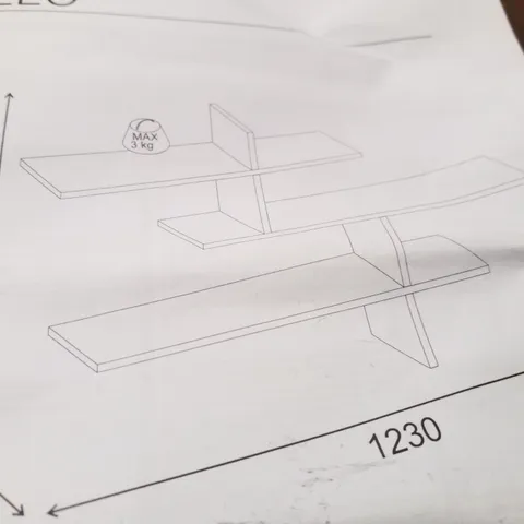 BOXED LEO 3-TIER SHELF