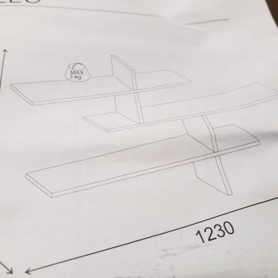 BOXED LEO 3-TIER SHELF