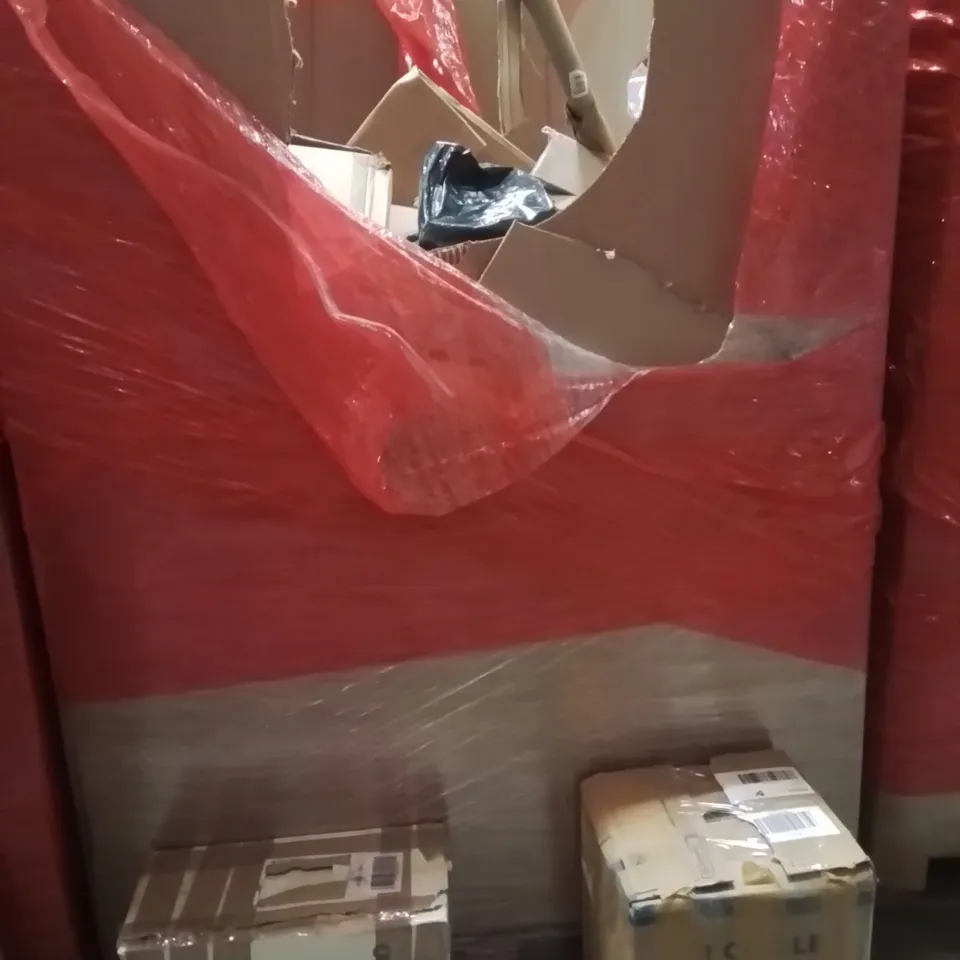 PALLET OF ASSORTED HOUSEHOLD GOODS AND PRODUCTS TO INCLUDE;AIR COOLER,COLD PRESS JUICER