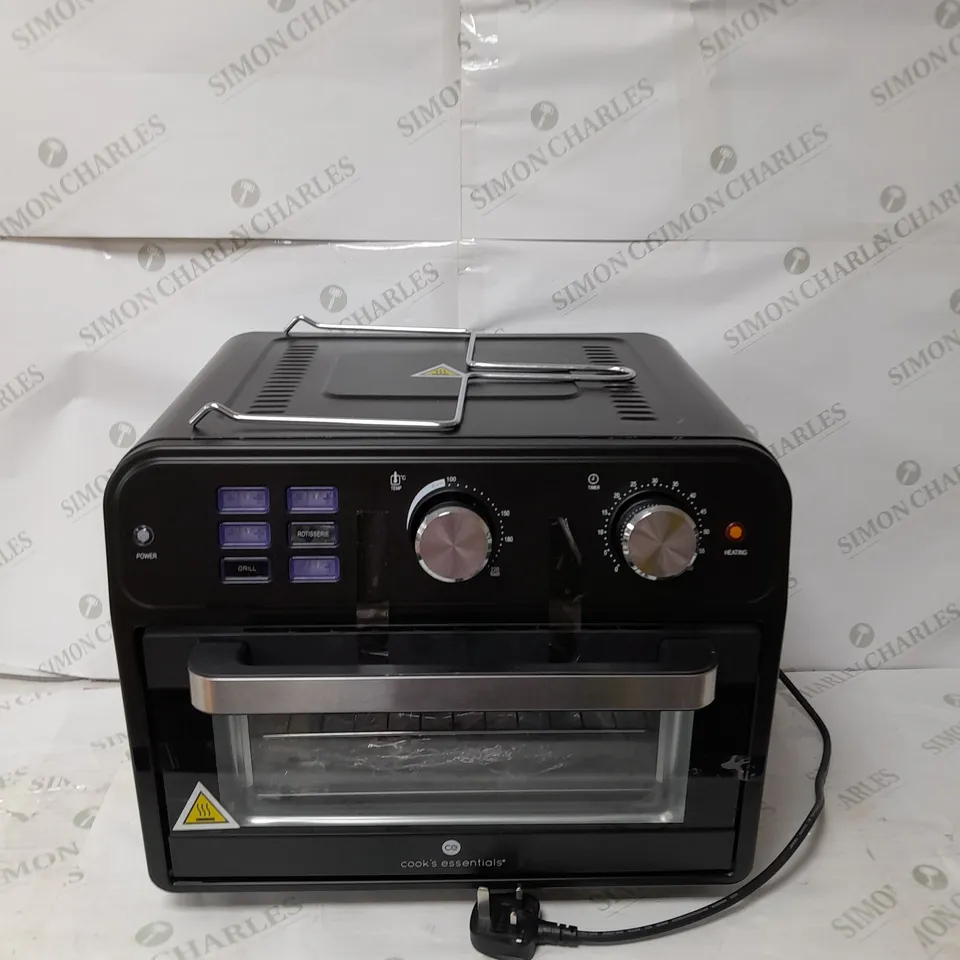 COOK'S ESSENTIAL 21-LITRE AIRFRYER OVEN IN BLACK