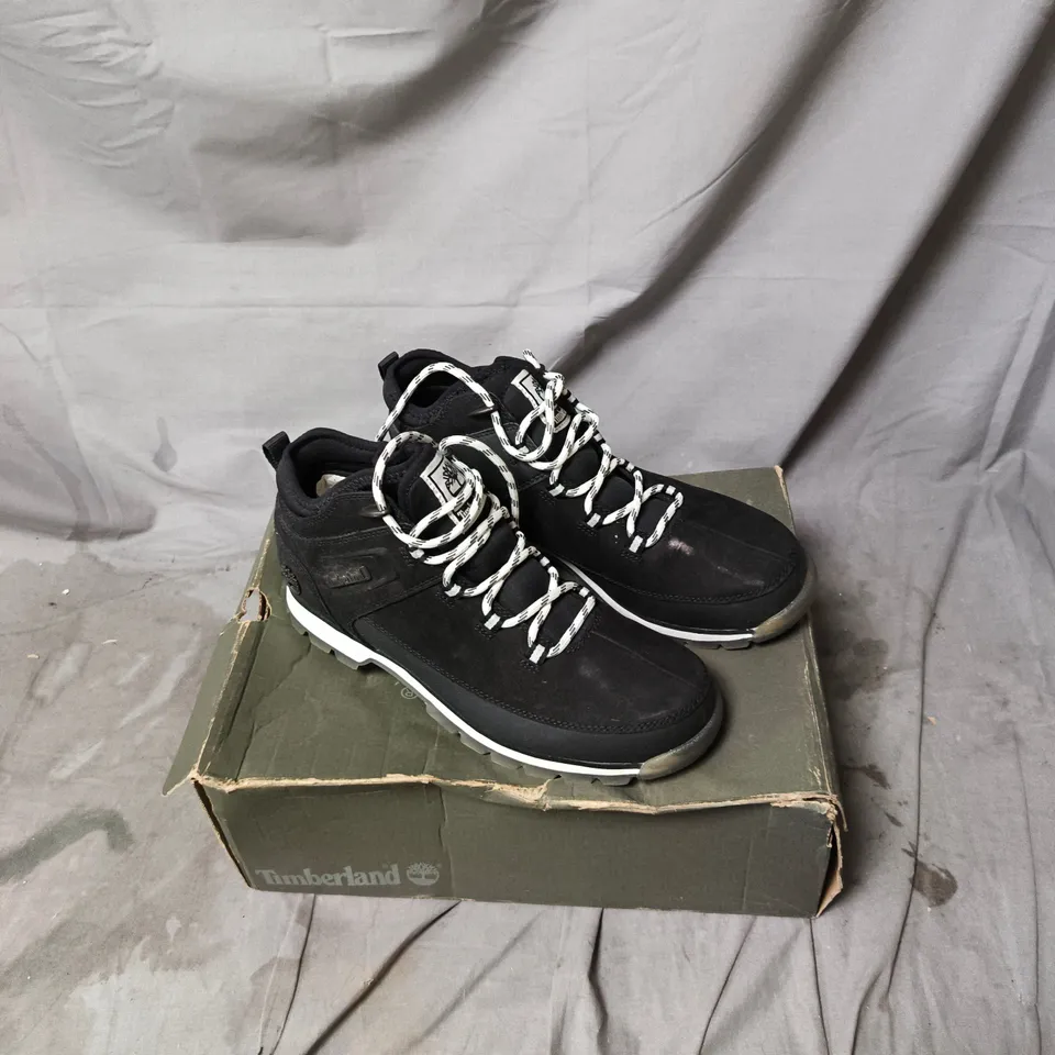 TIMBERLAND BLACK HIKING BOOTS UK SIZE 9