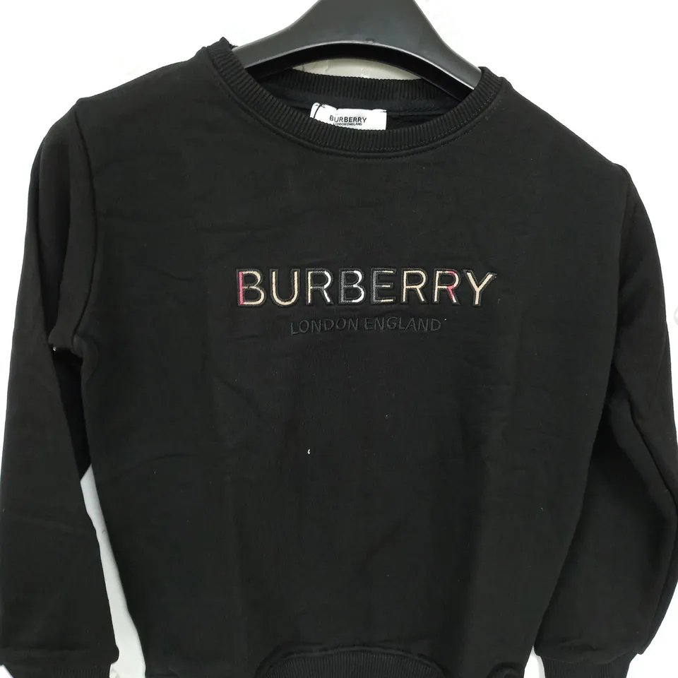 BURBERRY LOGO SWEATSHIRT SIZE UNSPECIFIED