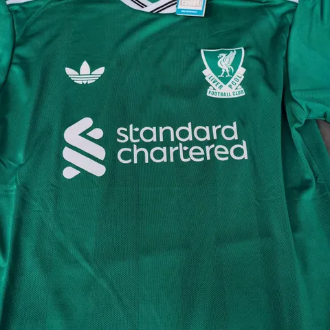 ADIDAS LIVERPOOL FOOTBALL JERSEY IN GREEN SIZE LARGE