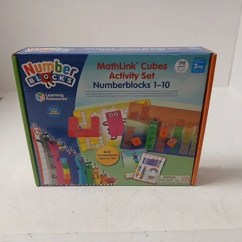 NUMBERBLOCKS MATHLINK CUBES ACTIVITY SET (NUMBERBLOCKS 1-10) – BOXED