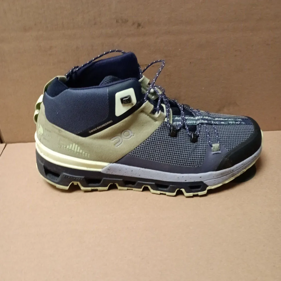 UNBOXED PAIR OF ON CLOUDTRAX WOMEN'S HIKING BOOTS IN A RESEDA/LAVENDER - UK 6