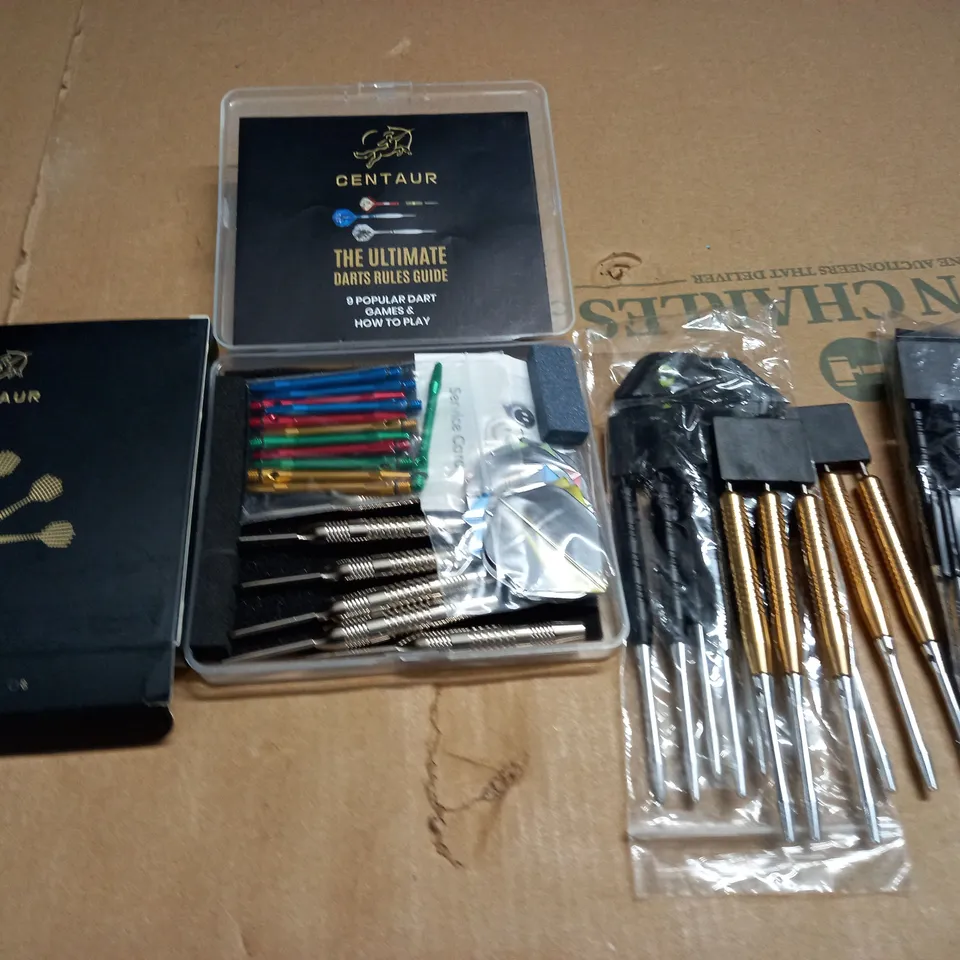 LOT OF ASSORTED DARTS TO INCLUDE CENTAUR DART FEVER SET