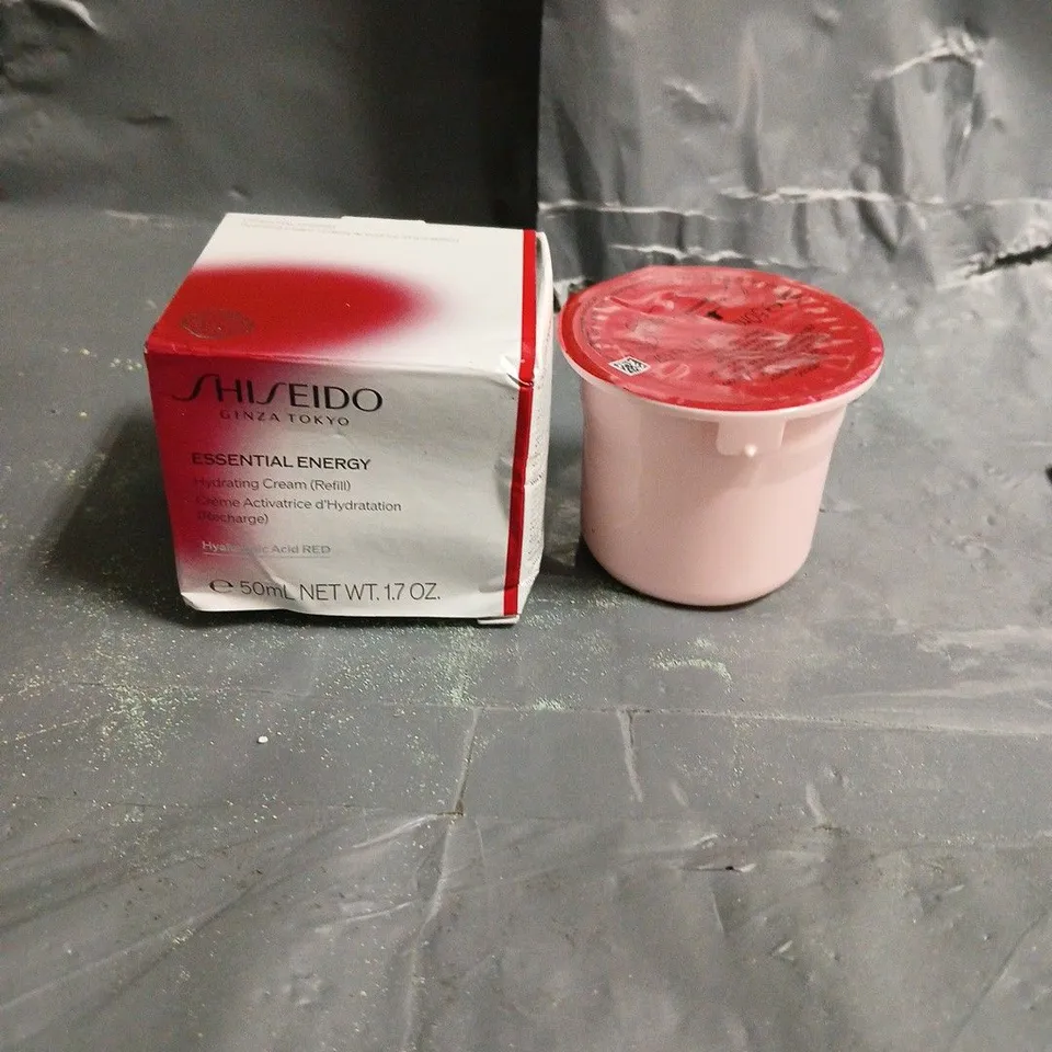 BOXED SHISEIDO ESSENTIAL ENERGY HYDRATING CREAM REFILL 50ML