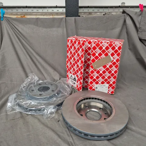 FEBI BILSTEIN BRAKE DISCS (2 PCS) – VAUXHALL INSIGNIA COMPATIBLE ROTORS - COLLECTION ONLY