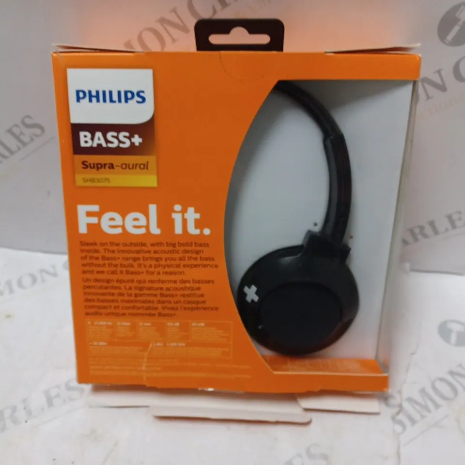 BOXED PHILIPS BASS+ SUPRA-AURAL