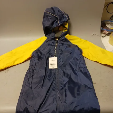 LOT OF 3 CHILDREN'S SHOWER RESISTANT ALL IN ONE RAIN SUIT 9-12 MONTHS
