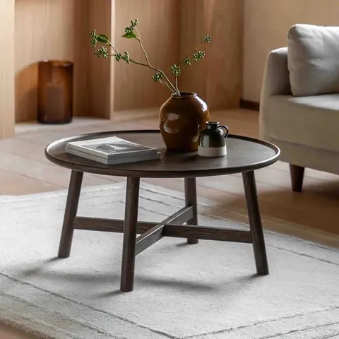 BOXED KALIA COFFEE TABLE DARK OAK (1 BOX )