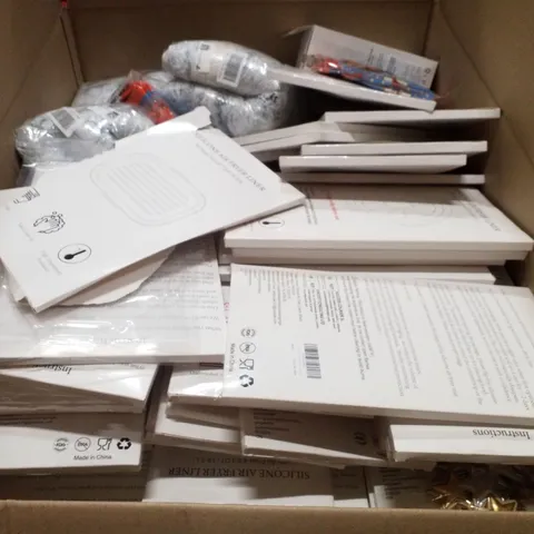 PALLET CONTAINING ASSORTED PRODUCTS INCLUDING AIR FRYER LINER, GINGER SPORTS DRINKS, SAFTEY FOOTWEAR & PET GROOMING BRUSH 