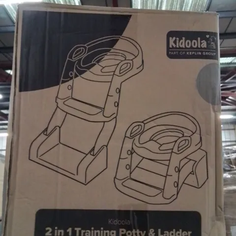 BOXED 2 IN 1 TRAINING POTTY & LADDER