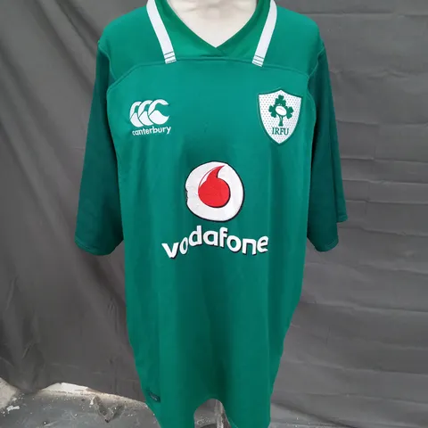 CANTERBURY IRFU FOOTBALL JERSEY IN GREEN SIZE 3XL
