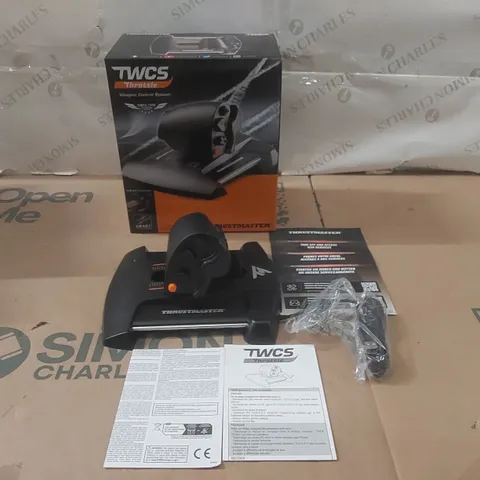 BOXED THRUSTMASTER THROTTLE WEAPON CONTROL SYSTEM