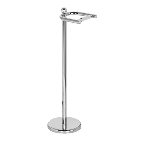 BOXED SET OF 2 TOILET ROLL HOLDER // CHROME FINISH (2 BOXES)