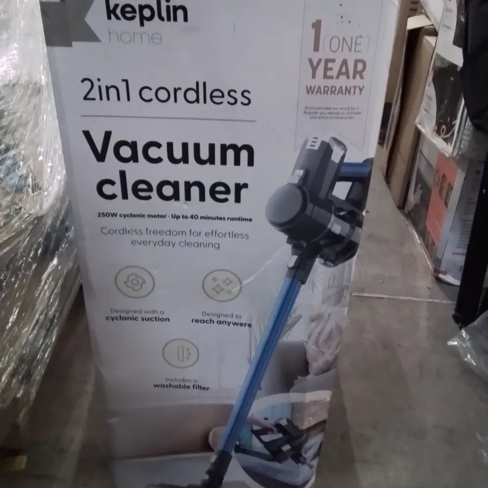 BOXED KEPLIN 2IN1 CORDLESS VACUUM CLEANER 