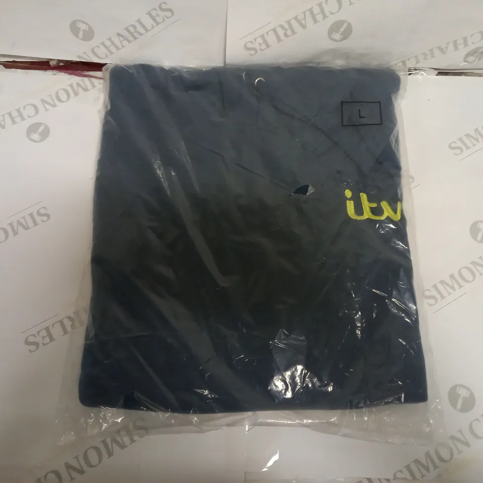 ITV HOODED JUMPER - BLUE SIZE L