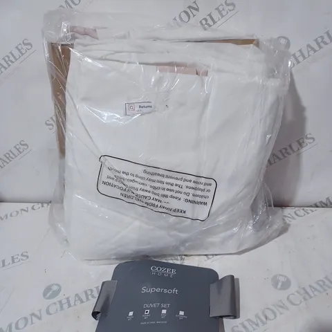 SUPERSOFT BY COZEE HOME 4 PIECE DUVET SET  - DOUBLE SIZE