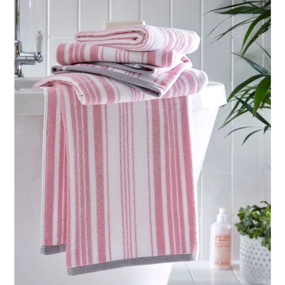 BAGGED JENNY 6 PIECE TOWEL BALE - PINK FINISH
