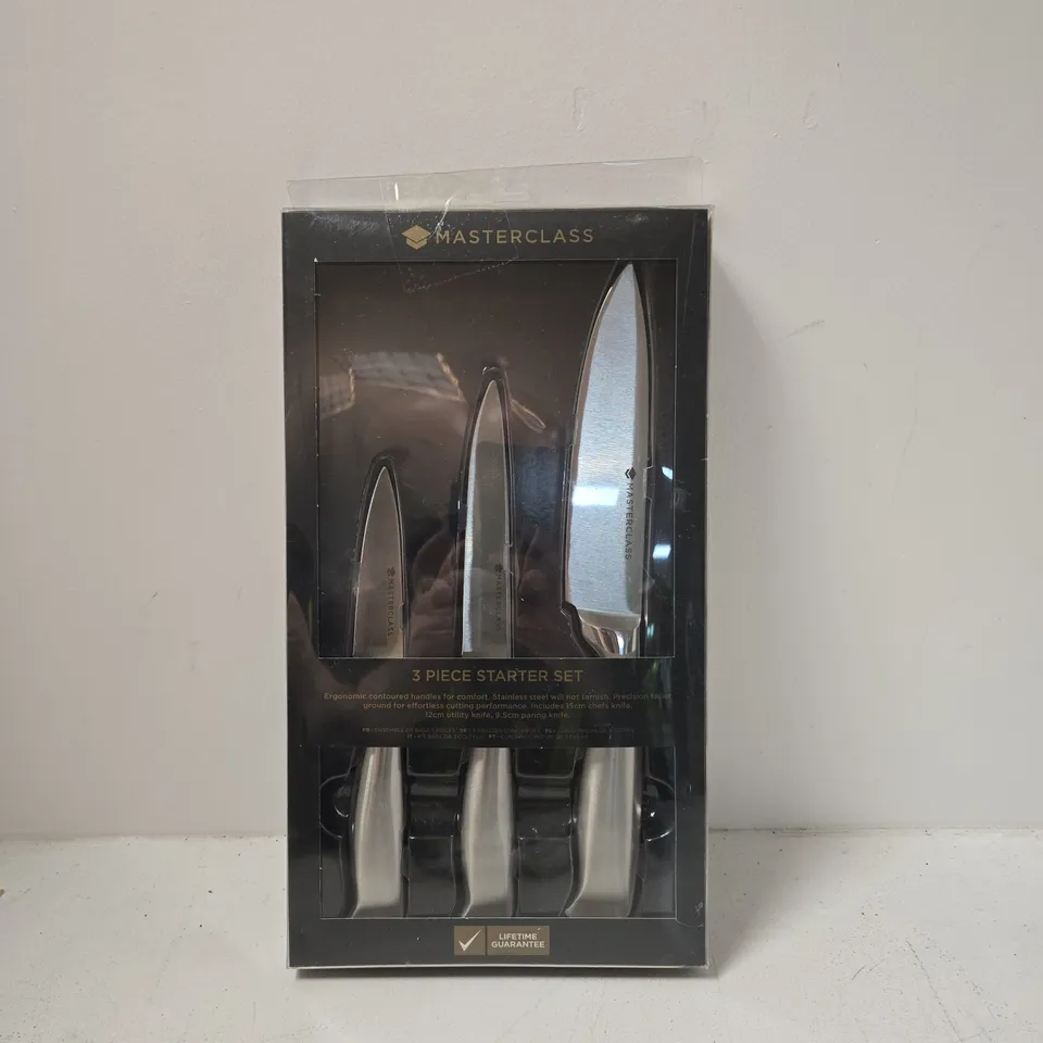 MASTERCLASS 3 PIECE KNIFE STARTER SET