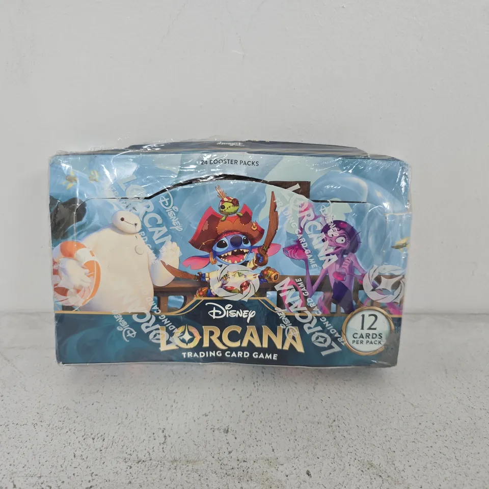DISNEY LORCANA TRADING CARD GAME BOOSTER PACK BOX (12 CARDS PER PACK)