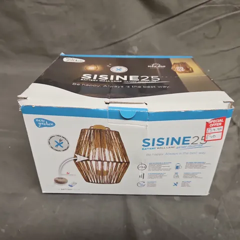 SISINE25 BATTERY WALL LAMP