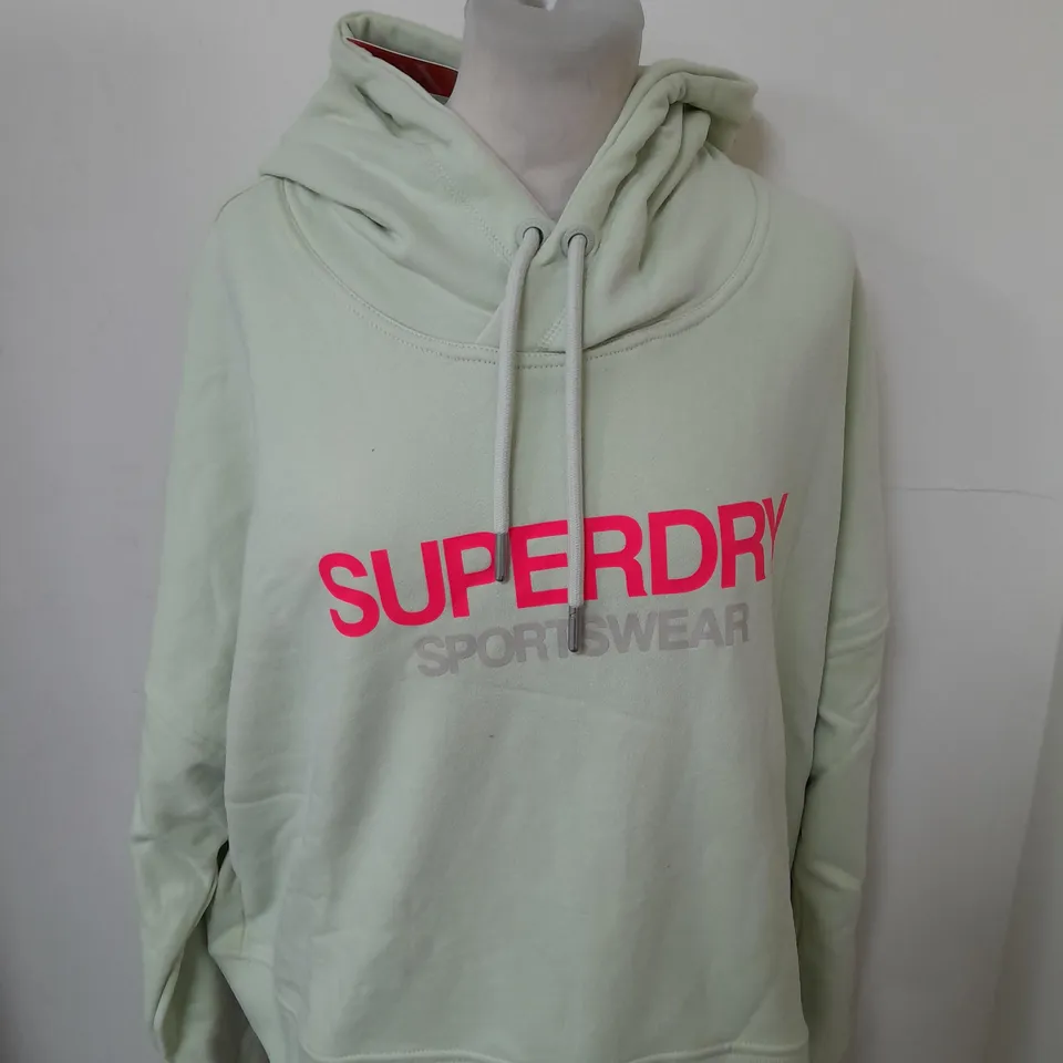 SUPERDRY SPORTSWEAR LOGO BOXY HOODY SIZE XL