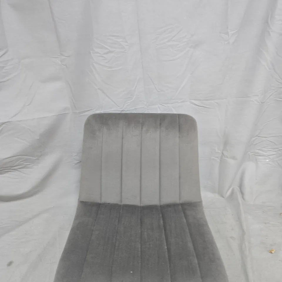 2X BOXED GREY CHAIRS WITH LEGS AND BOLTS