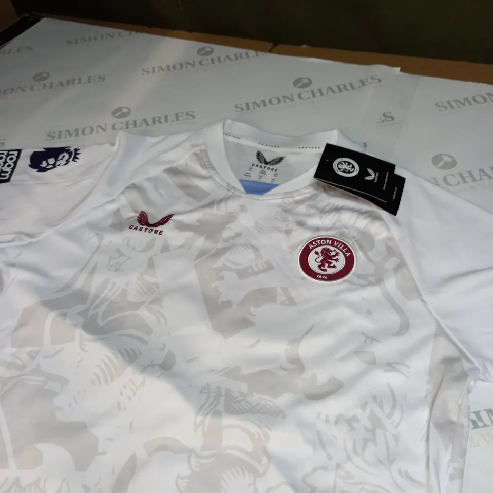 ASTON VILLA FC AWAY SHIRT WITH DIABY 19 SIZE JUNIOR-XL