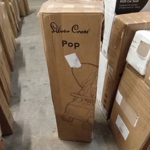 BOXED SILVER CROSS POP STROLLER