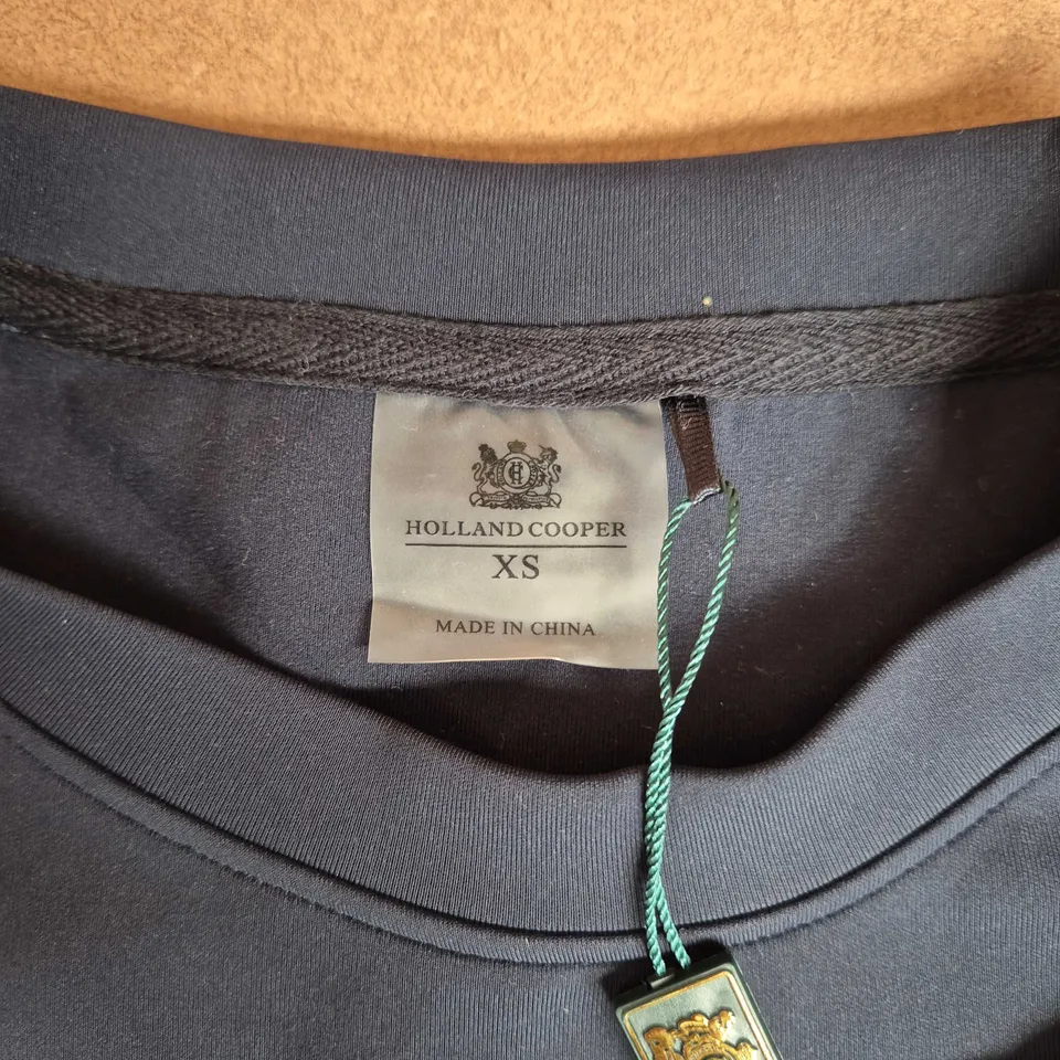 HOLLAND COOPER CRYSTAL CREW NECK SWEAT IN INK NAVY - XS