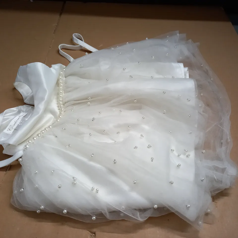 CINDERELLA EMBELLISHED KIDS DRESS - 4