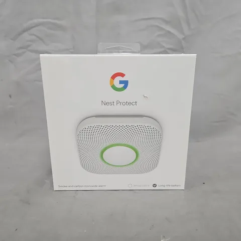 SEALED GOOGLE NEST PROTECT SMOKE & CARBON MONOXIDE ALARM – BOXED