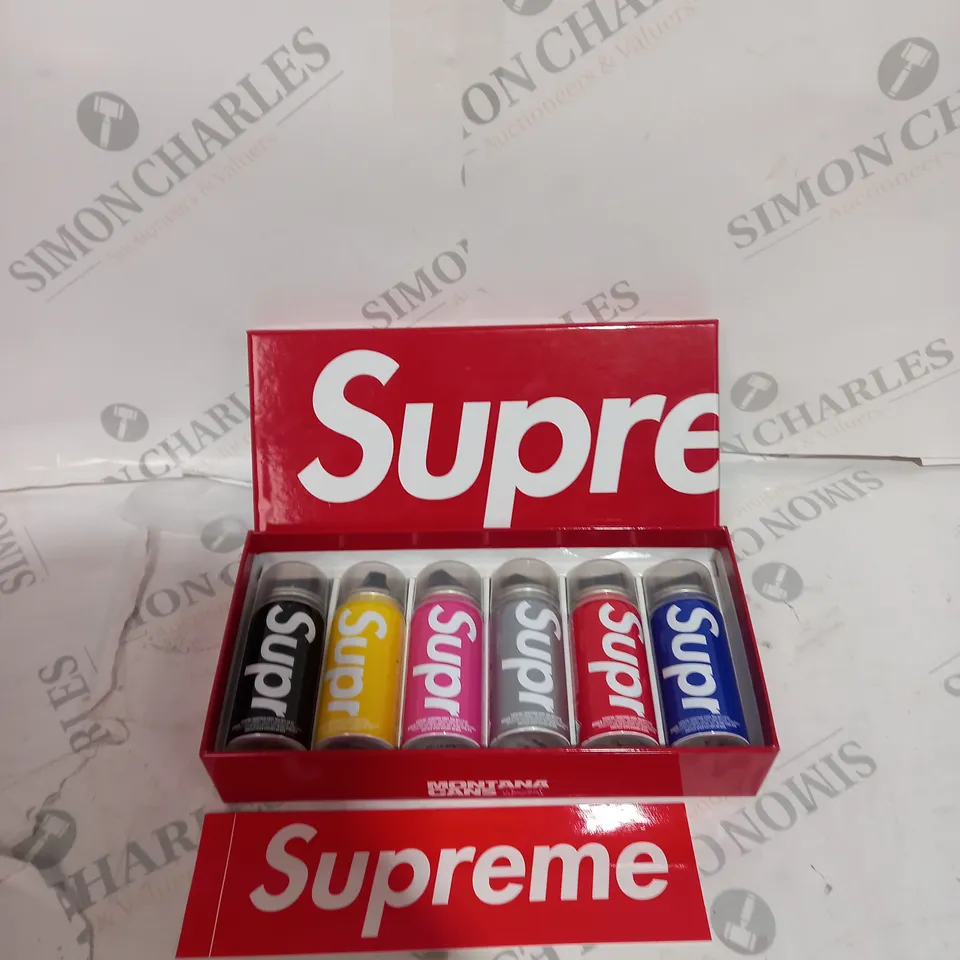 SUPREME X MONTANA CANS SPRAY PAINT BUNDLE 