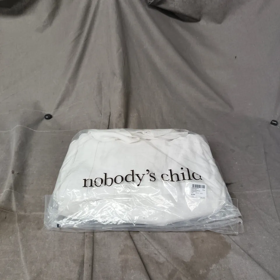 NOBODYS CHILD WHITE TAYLOR BRIDAL JUMPSUIT UK6 RRP £150