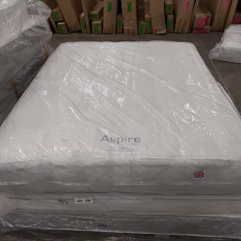 QUALITY BAGGED 5' KING SIZE PREMIUM NATURAL WOOL PILLOWTOP POCKET SPRUNG MATTRESS