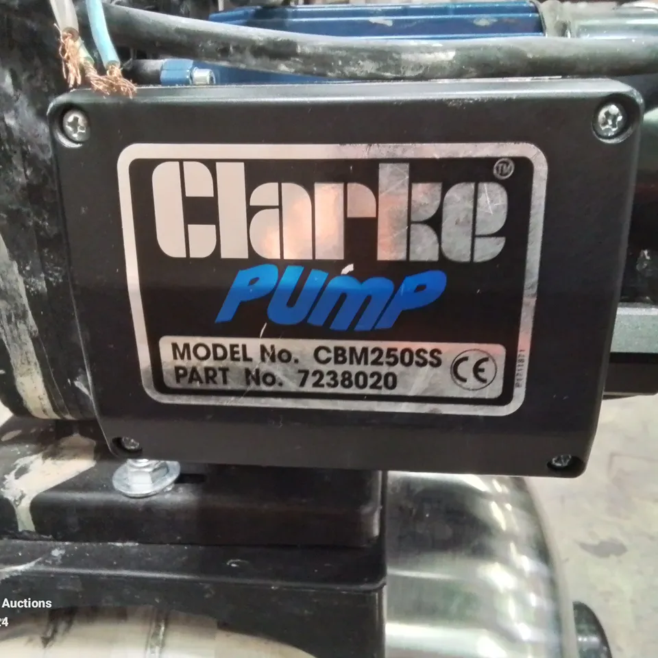 CLARKE CBM250SS 1" STAINLESS STEEL COLD WATER BOOSTER PUMP - 230V