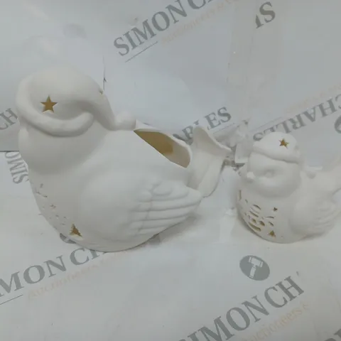 HOME REFLECTIONS PRE-LIT PORCELAIN BIRDS