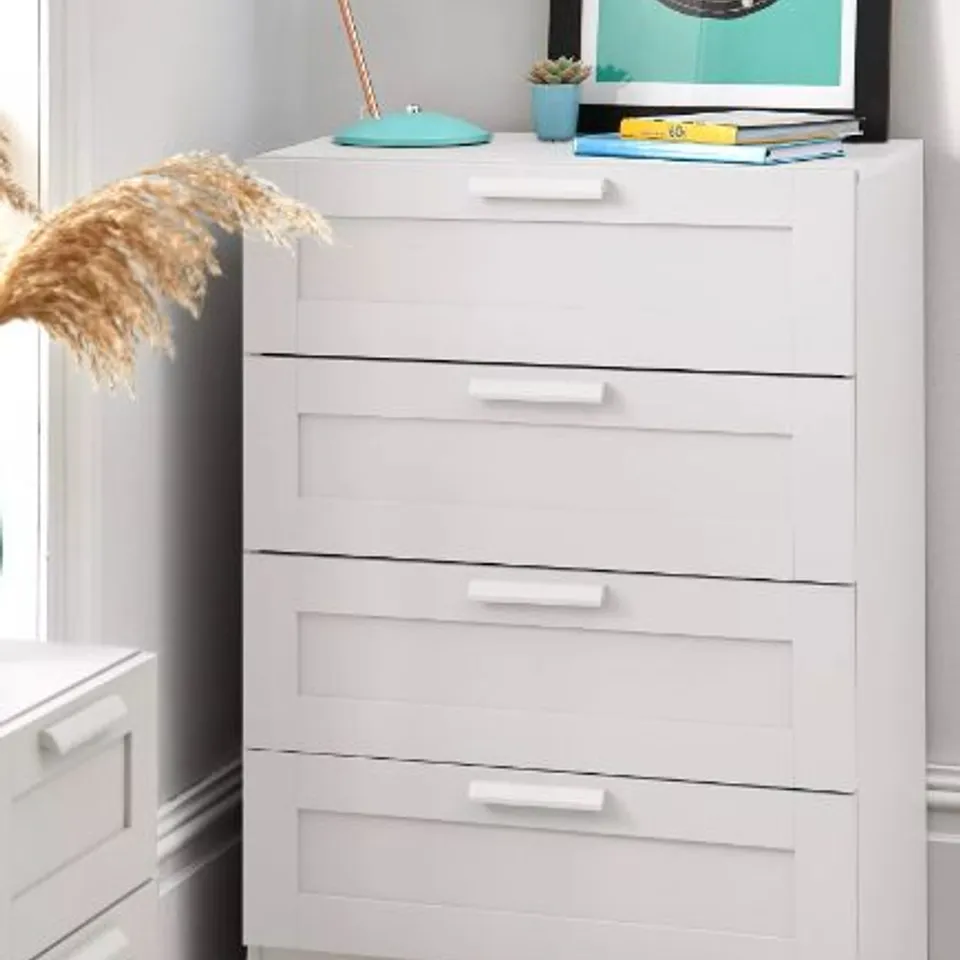 EVERYDAY TARYN CHILDREN'S 4 DRAWER CHEST - GREY