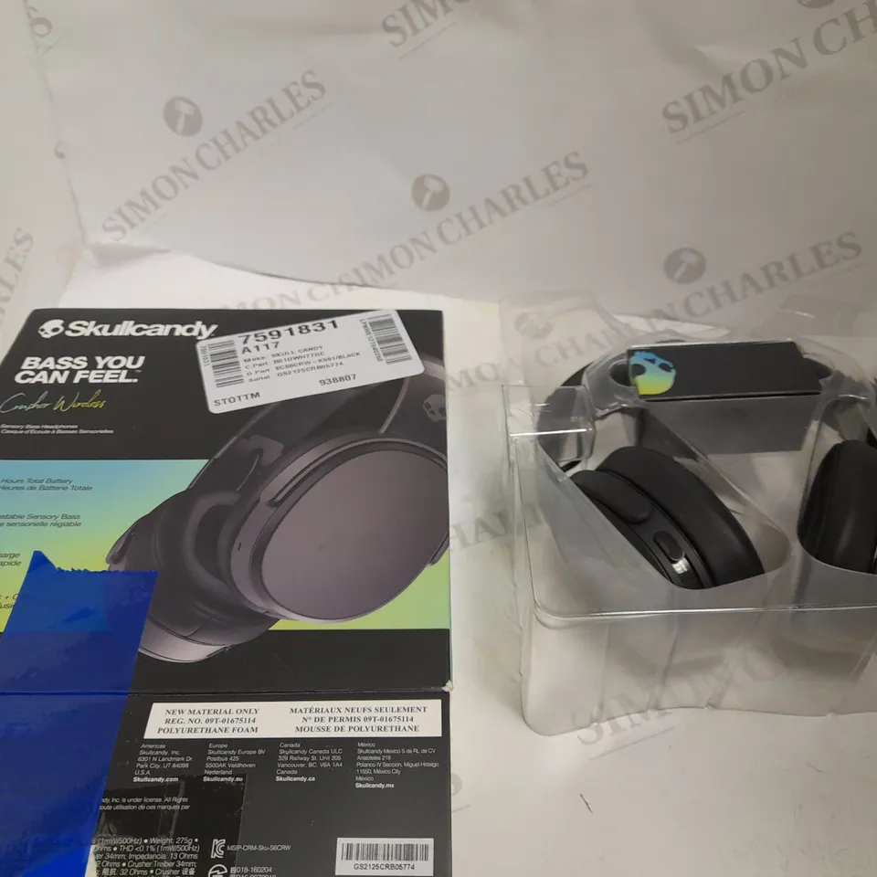 SKULLCANDY CRUSHER WIRELESS HEADPHONES