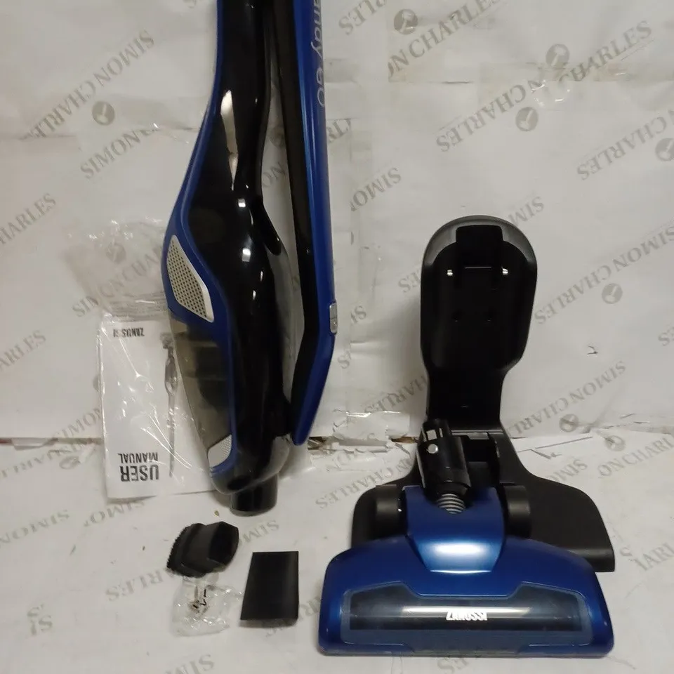 ZANUSSI HANDY GO 2-IN-1 RECHARGEABLE CORDLESS VACUUM CLEANER