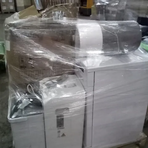 PALLET OF APPROXIMATELY 8 ASSORTED ELECTRICAL ITEMS TO INCLUDE DISHWASHERS AND AIR UNITS