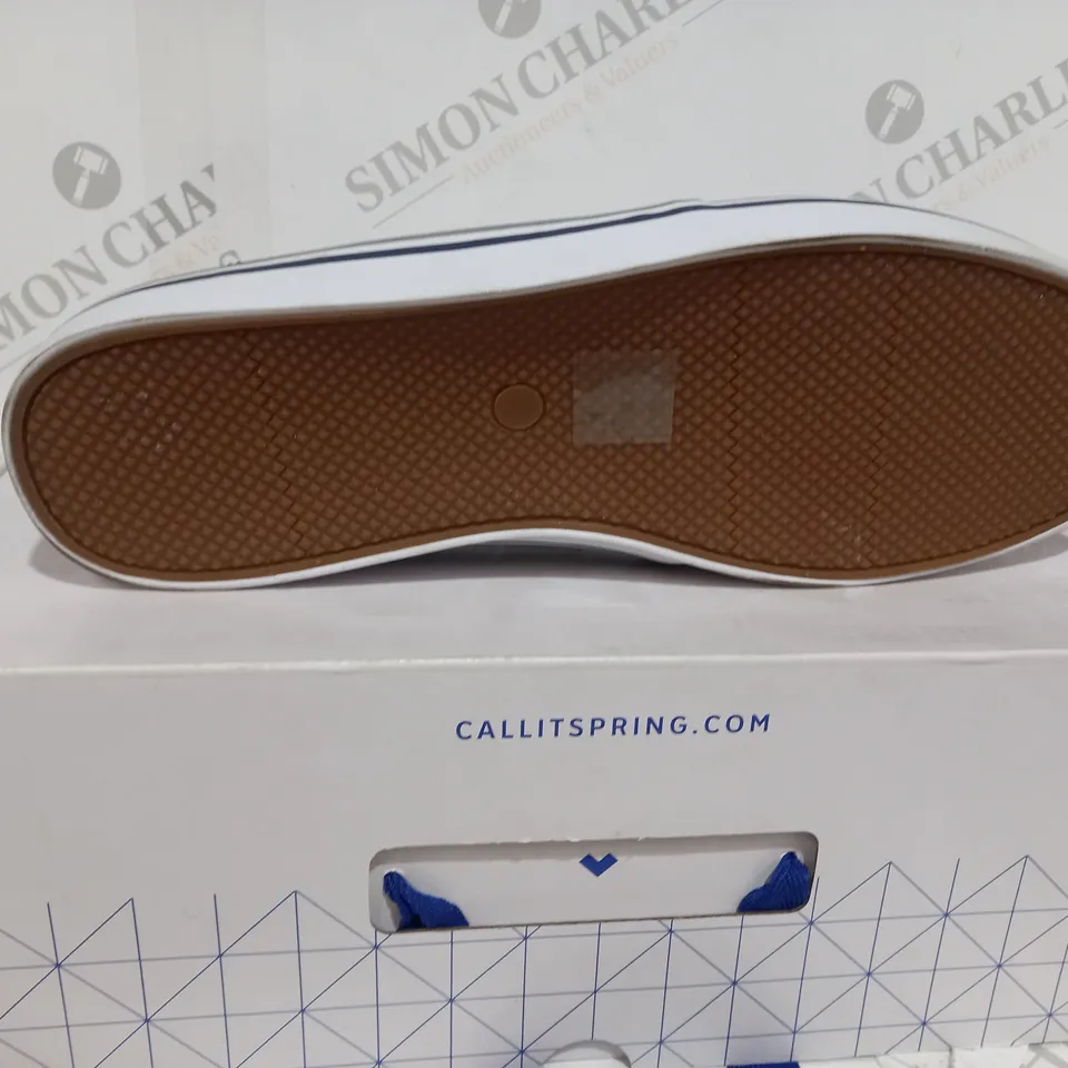 BOXED CALL IT SPRING PINECONGER NAVY BLUE LOW SHOES - SIZE 8