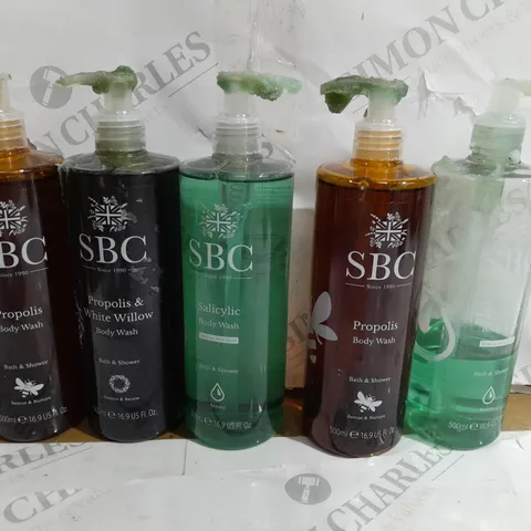 BOXED SBC ASSORTED BODY WASH ITEMS - COLLECTION ONLY