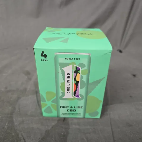 BOXED FEEL AT ONE MINT & LIME CBD 4 CANS