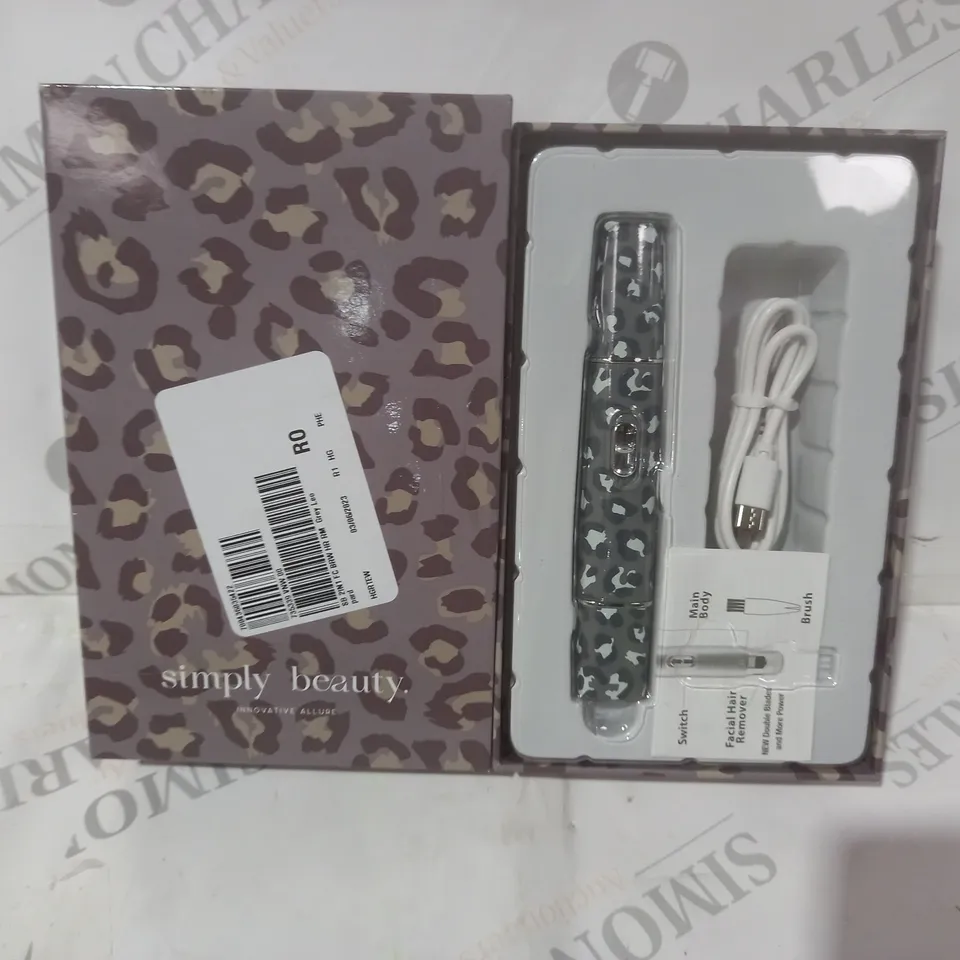 BOXED SIMPLY BEAUTY 2 IN 1 SUPER SMOOTH FACE & BROWS HAIR REMOVER