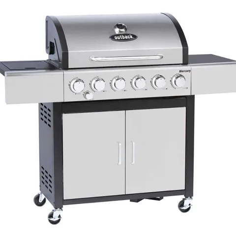 BOXED MERCURY 6 BURNER – STAINLESS STEEL